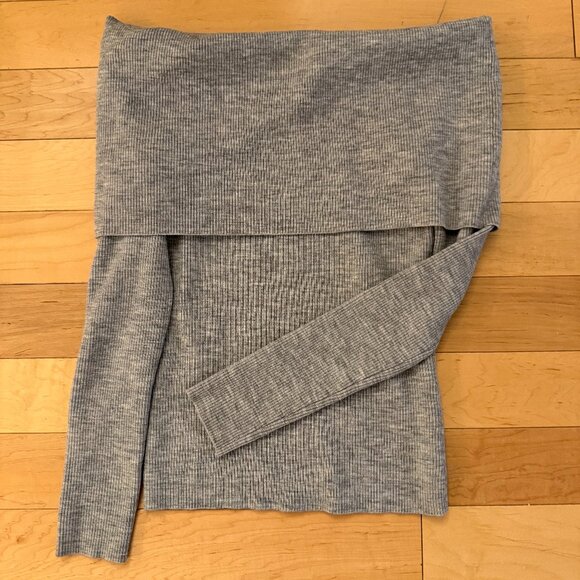 ARITZIA/WILFRED CROQUIS OFF THE SHOULDER SWEATER - Picture 11 of 12
